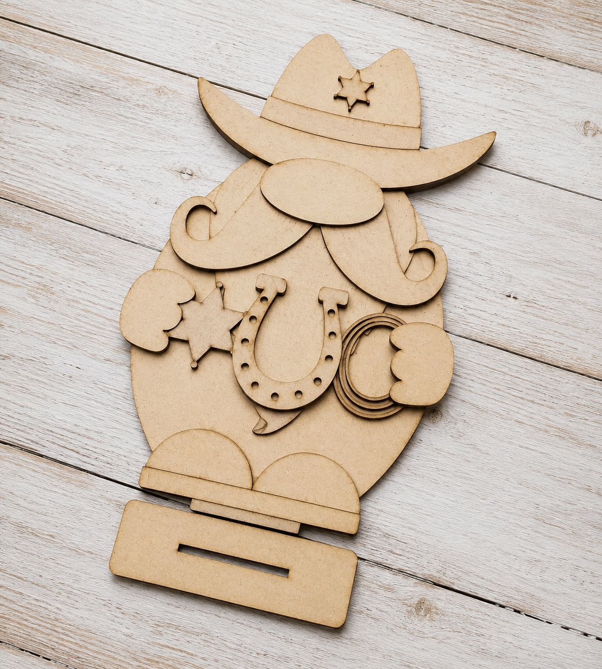 Sheriff Cowboy Gnome DIY Kit