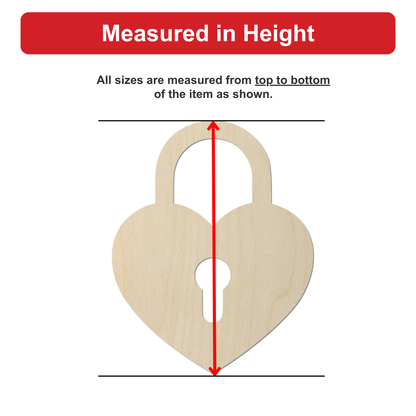 a wooden heart-shaped object, which is being measured in height.