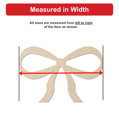 a bow made of wood, with a red line indicating the width of the bow.