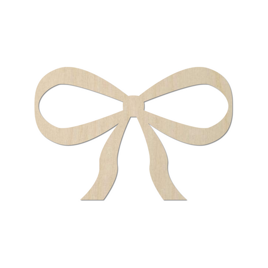 A simple wooden bow shape.