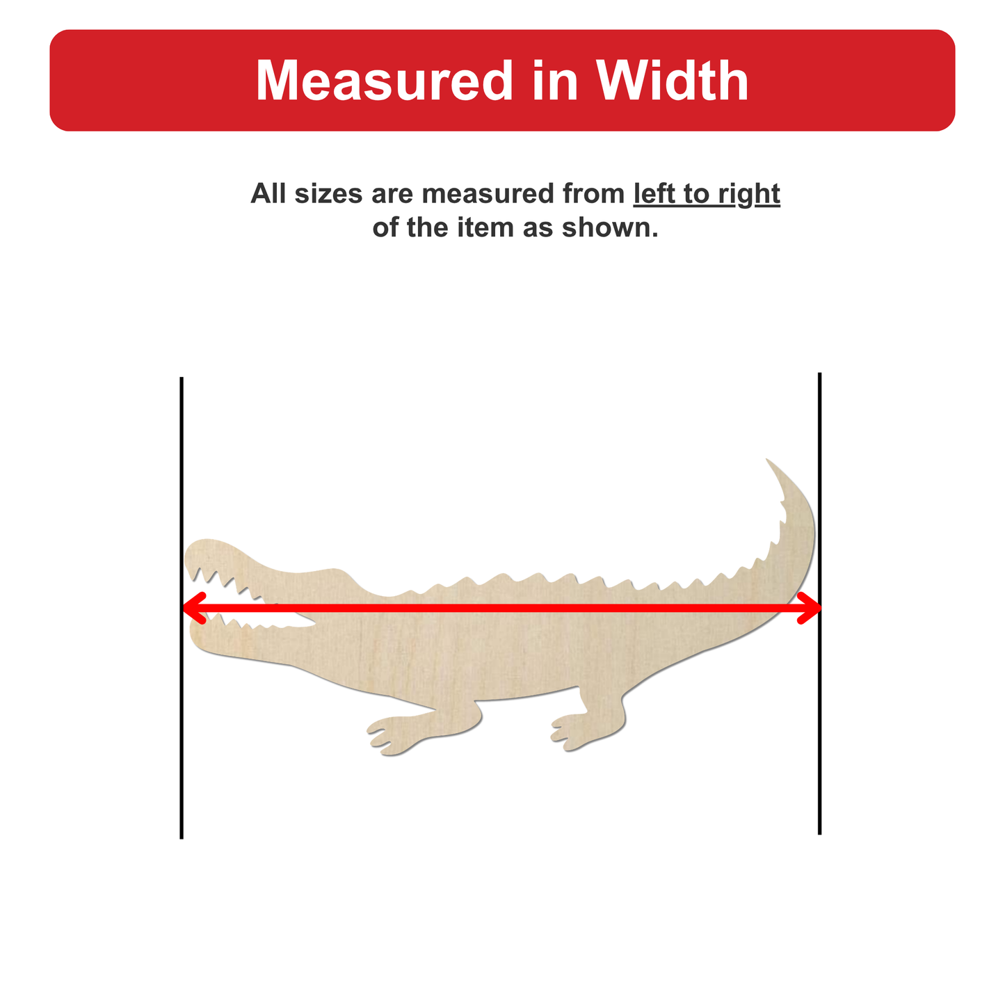 a wooden crocodile.