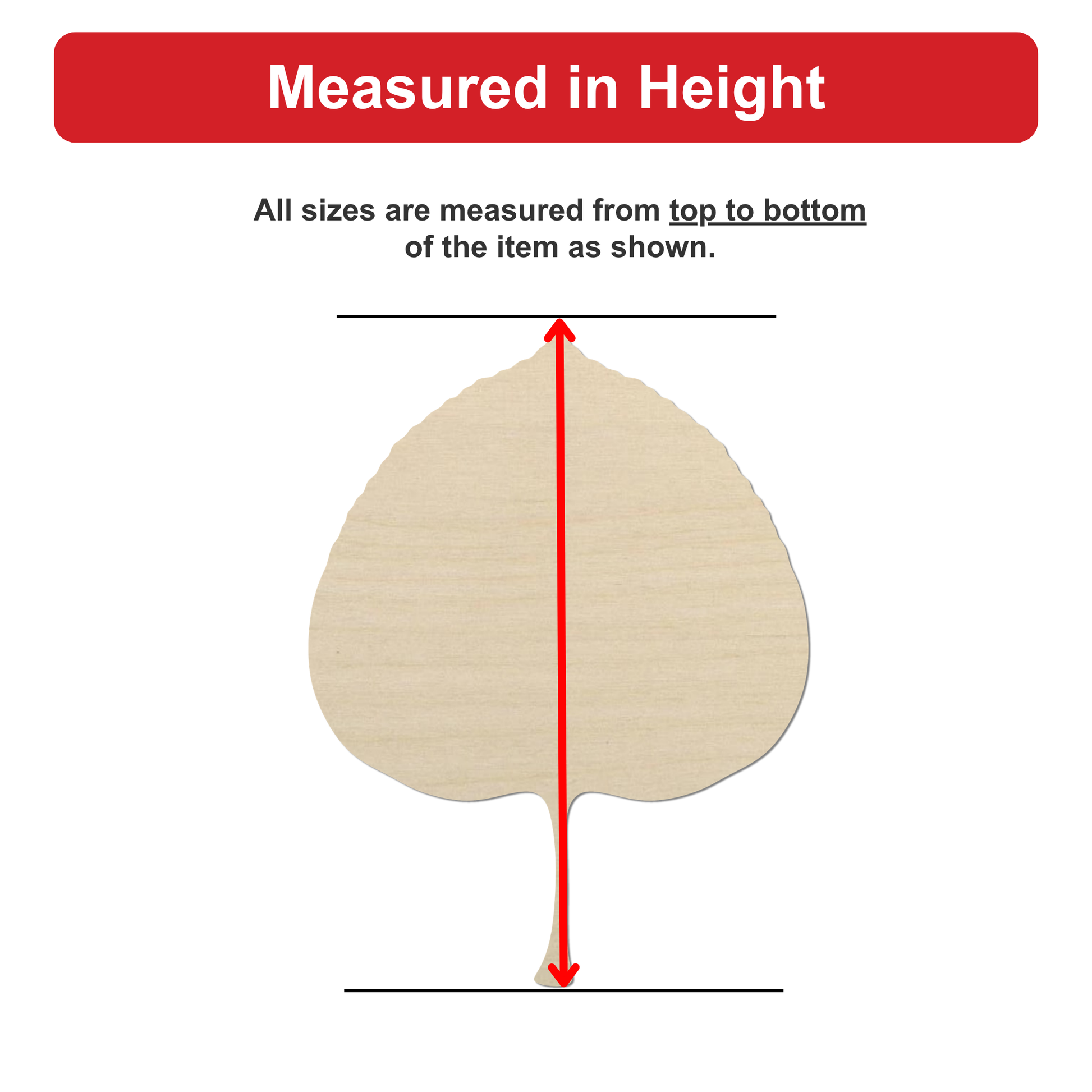 a leaf-shaped object, which is shown from top to bottom.