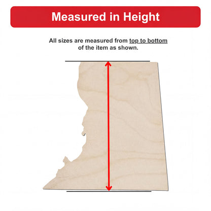 a map of a region, with a red line indicating the height of the map.
