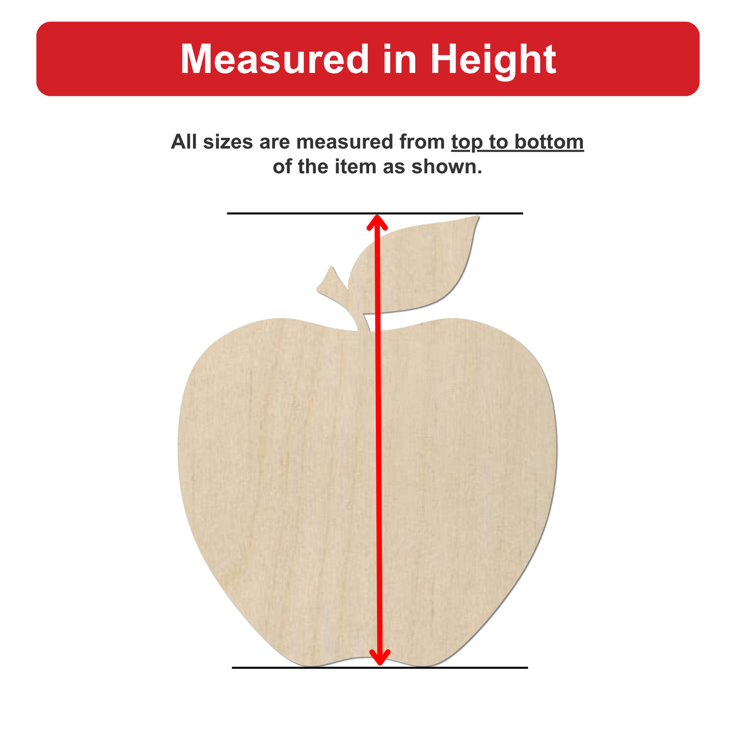 an apple, which is shown from top to bottom.