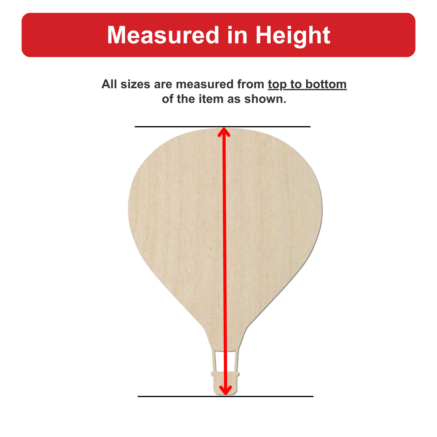 a wooden hot air balloon.
