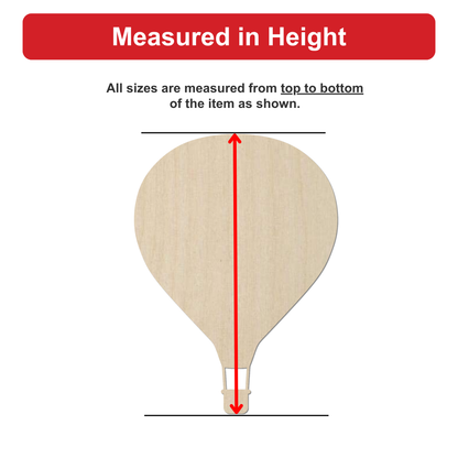 a wooden hot air balloon.