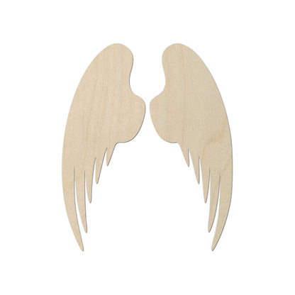 two wooden wings, which are simple and minimalist in design.