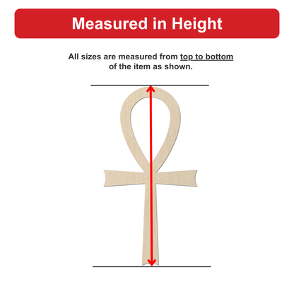 a wooden cross with a red line extending from the top to the bottom of the cross.