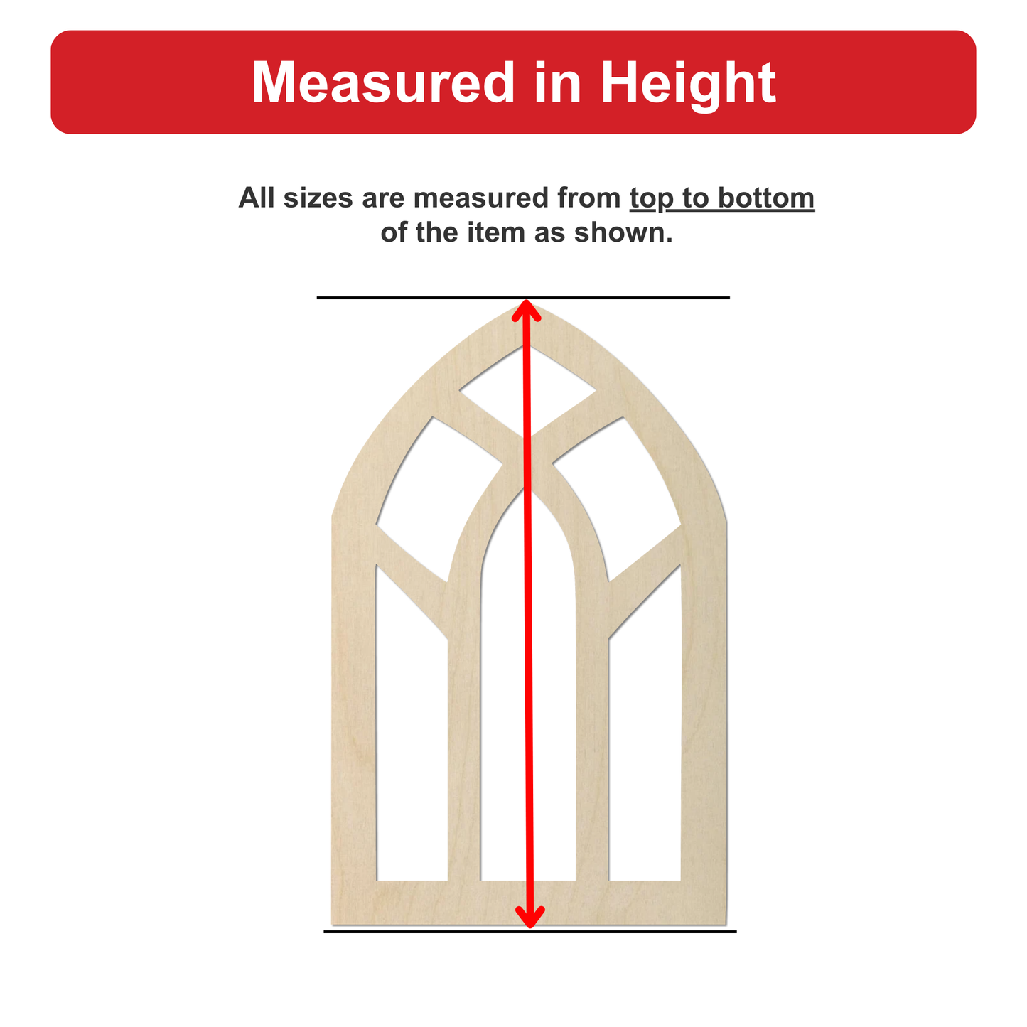 a wooden archway, which is shown from top to bottom.