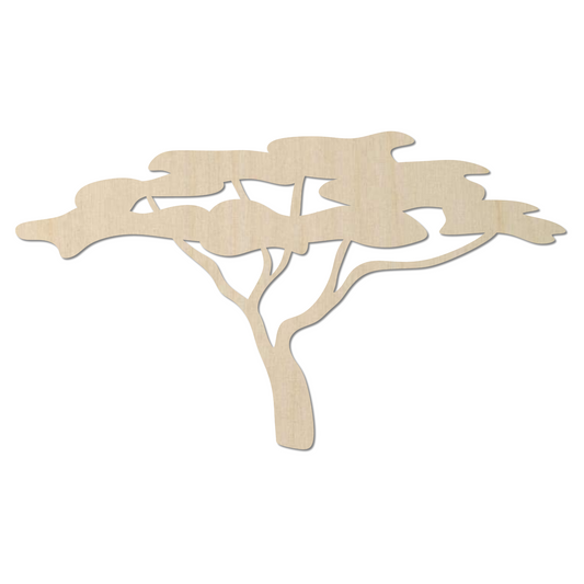 A simple, stylized silhouette of a tree or plant shape.